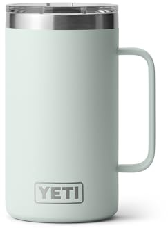 YETI Rambler 24 oz Mug, Vacuum Insulated, Stainless Steel with MagSlider Lid, Ridegeline