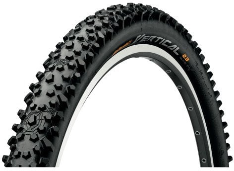 Continental MTB-Reifen Vertical 2.3 Fahrradreifen, Schwarz, 28-622