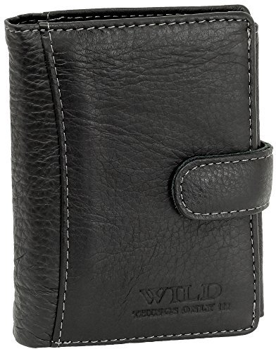 Riegel Geldbörse Herren Leder schwarz 5354