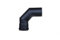 CURVA X STUFA A PELLET 90° M/F D.80