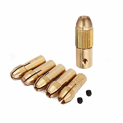 EsportsMJJ 0.5-3 Mm Small Electric Drill Bit Bohrer Micro Twist Drill Chuck Set