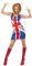 Smiffys Ginger Power, 90er Idol Kostüm, mit Union Jack Kleid