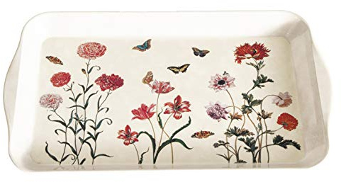 Merian Maria Sibylla Blechtablett, ca. 31,5 x 2 x 19 cm
