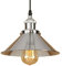 E27 Vintage Pendelleuchte Hängelampe Metall Vintage Hängeleuchte Retro Lampenschirm Deckenleuchte Chrome Regenschirm Lampenschirm für Esszimmer Esstisch
