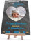 wandmotiv24 Schieferplatte mit eigenem Foto zur Geburt, 20 x 30 cm, inklusive Staffelei, Willkommen im Leben, Geburtsdaten, Baby-Foto, Geschenk zur Taufe, Geburtsdaten, Kinder, Babyparty, Junge M0397