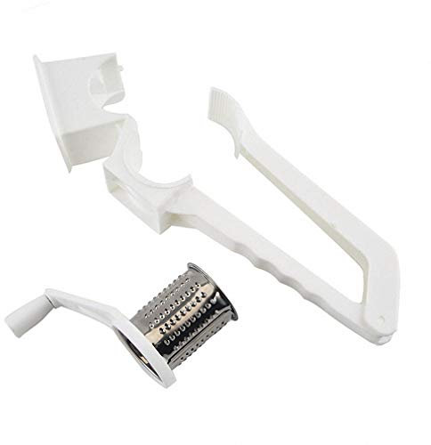 Rallador de queso, rallador de queso de manivela rallador rotatorio de queso y verduras ralladores de queso herramienta rallador rotatorio jengibre chocolate