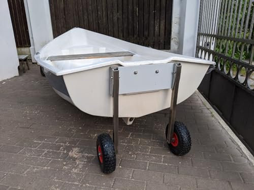 Heckräder Slipräder Schlauchbooträder Transporträder Edelstahl Schlauchboot (I Lichtform)