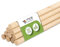 MCE-Commerce Lot de 10 baguettes rondes en bois de hêtre naturel-Diamètre : 8 mm-Longueur : 50 cm, modélisme, bricolage, Ø 8 mm x 50 cm