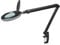 Lumeno LED Lupenleuchte 7218SW Lupenlampe mit 127 mm Echtglaslinse, Arbeitsplatzlampe, Kosmetiklampe, geeignet für Kosmetik, Bastler, Lesehilfe Vergrößerungslampe, 8 Dioptrien Schwarz
