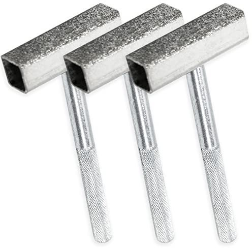3 Pieces Grinding Wheel Dresser Diamond Grinding Wheel Dresser Stone Dresser Bench Grinder Dressing Tool for Grinding Deburring Wheels, Silver