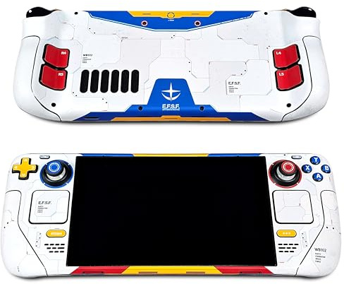 Steam Deck Skin, Gundam Edition, piel de vinilo de envoltura completa para Steam Deck (diseñada por POP SKIN)