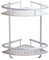 Atrosteve Bathroom Corner Shelves, Aluminum Rustproof Wall Mounted Shower Shelf Shower Caddy with Hanging Hooks, 2 Tier