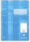 Clairefontaine 331021C - Packung mit 25 Heften, ideal für die Schule, DIN A4, Lineatur 21 liniert ohne Rand, 16 Blatt, 90g, Himmelblau, 1 Pack