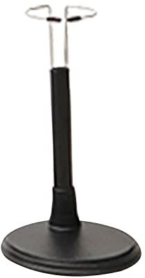 Fenteer Puppenständer Tragbarer, Verstellbarer, Runder Puppenstützrahmen für Modepuppen, 20cm bis 30cm Puppe
