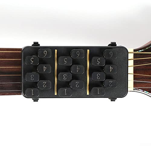 ZYWUOY Gitarren-Akkord-Wechsler, Anfänger-Folk-Akkord-Gitarre, Zuggerät, Lernsystem, Unterstützung und Akkorddiagramm