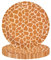 16 platos de papel con estampado de jirafa de safari de la selva, 7 pulgadas, suministros de fiesta de safari de la selva, suministros de fiesta de reptiles