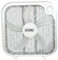 EZ-CHILL 20 3-Speed Box Fan with Carry Handle for Full-Force Air Circulation, White, MTNBF20