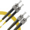 BEYONDTECH Cavo Fibra Ottica ST a ST OS1 Monomodale Duplex (200 Metri) - Cavo di Fibre Ottiche UPC/UPC - 9/125 (LSZH)