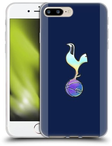 Head Case Designs Officially Licensed Tottenham Hotspur F.C. Dark Blue and Purple 2023/24 Badge Gel Case [Military Grade Protection] Compatible With Apple iPhone 7 Plus/iPhone 8 Plus