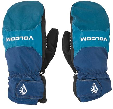 Volcom Nyle Isolierter Pipe and Park Winter-Snowboard-Handschuh für Herren, Hellblau S5, Large
