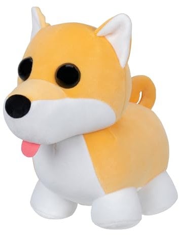 Adopt Me! AME0103-20 cm Plüsch - Shiba-Inu, offizielles Plüsch mit Spielcode