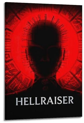 suumyo Hellraiser Poster, Raumdekoration, ästhetisches Poster, künstlerisches Poster für Schlafzimmer, Wohnzimmer, Wände, 60 x 90 cm, Rahmenstil