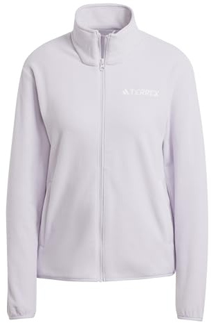 adidas Damen Terrex Multi Essentials Full Zip Fleece Jacket, Silver Dawn, XS