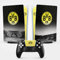 PS5 Dortmund Sticker, Aufkleber für Playstation 5, Konsole und Controller, Digitale Standard Edition, Dortmund PS5 Skin (1 Controller)