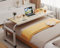 hospital table over bed for home use swivel,over the bed table with wheels,adjustable height table,hospital bed table,chair cart,laptop desk for bed,recliner table,Perfect for hospital famil