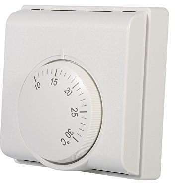 Termostato para el Hogar, Controlador de Temperatura Mecánico de la Habitación, Interruptor de Termostato, Interruptor de Control de Calor y Frío, Interruptor de Temperatura del