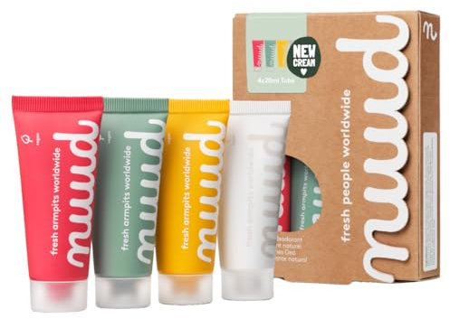 Vegane Deo Creme 80ml mit dezent frischem Duft, Family Pack, Natürliches Deodorant ohne Aluminium, Alkohol oder Chemikalien für lange und sichere Wirkung, Creme-Deo 100% tierversuchs- und plastikfrei