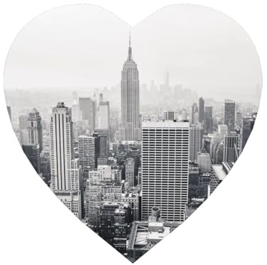 Schwarzer und weißer Kühlschrankmagnet New York – bezaubernde Küchendekoration mit einzigartigen Designs, Kühlschrankdekoration, magnetische Dekoration, Haushaltsgegenstand