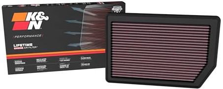 K&N 33-5147 Motorluftfilter: Hochleistung, Abwaschbar, Ersatzfilter, Erhöhte Leistung, Lebenslange Garantie