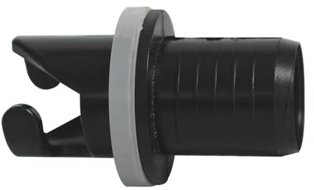 Nlrlo Paddle Board Adapter for Air Pump | Flexible Kayak Air Adapter for Fishing | Easy Install Air Adapter for Kayak Canoe Raft, Black Air Compressor Adapter for Outdoor Fishing