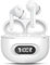 Cuffie Bluetooth, Auricolari Bluetooth 5.3 ，72 Ore Cuffiette Hi-Fi Senza Fili, Controllo Touch, Con display LED, IPX8 Impermeabile Auricolari， for iOS Android, Nero