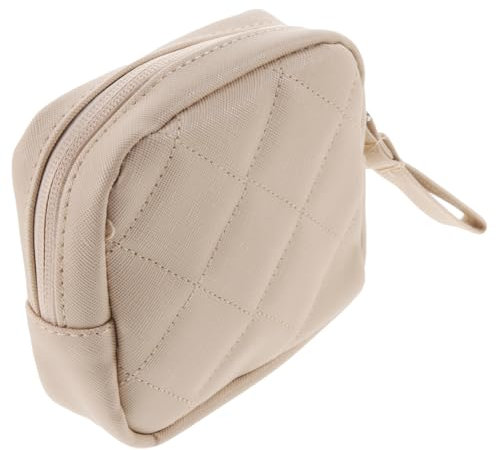 Veemoon Tragbare Periodentasche Aus Pu Leder Kompakte Aufbewahrungstasche Für Damenbinden Leicht Und Handlich Vielseitig Für Arbeit Reisen Und Alltag