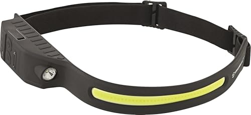 STAHLWILLE LED Headlamp Rechargeable 3 Brightness Levels, 450 lm | Up to 9.5 Hours Lighting Time, IP20, USB-C, Black/Yellow