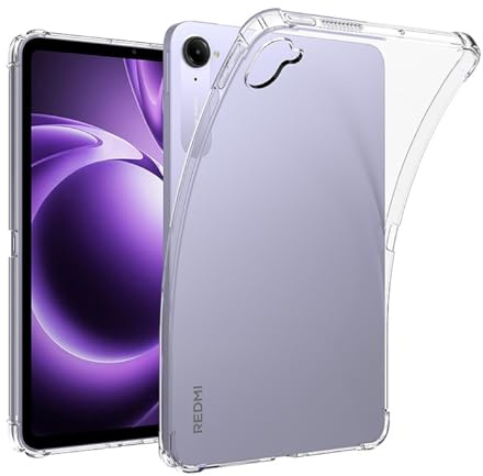 GIOPUEY Coque pour Xiaomi Pad Mini 8.8 2025, Coque arrière en TPU Souple, Housse Mince, Protection Airbag Étui