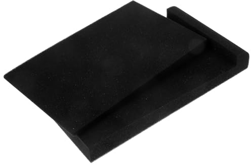 SWETRACE 2 Pcs Acoustic Isolation Sponge Pads for Studio Monitors Speaker Cushion Noise Reduction Soundproofing Pads Subwoofer Insulation