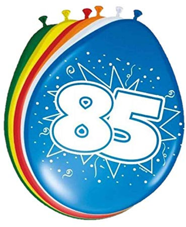 Folat 8227 Folatex Zahlenballons 12In Latexballons 85 Jahr /8
