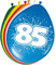 Folat 8227 Folatex Zahlenballons 12In Latexballons 85 Jahr /8