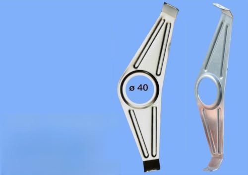 DEKAFORM Steckbrille Befestigung- Halterung für Kettenschutz bei Kettenschaltung bis 48 Zähne * verzinkt 230 - Durchm. 40mm