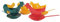 Frühstücks-Set Hühnerfamilie - Kulteierbecher - Sonja-PLASTIC - Made in Germany