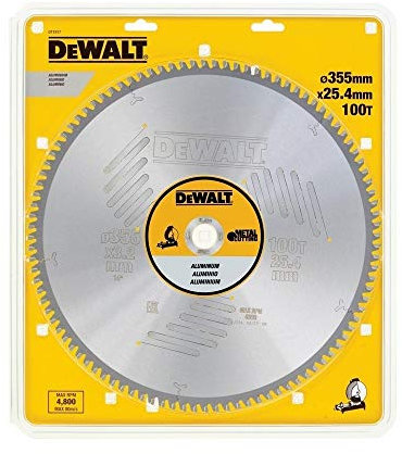 DeWalt DT1917-QZ Metall-Kreissaegeblatt 355/25,4 100TFZ, für Aluminium