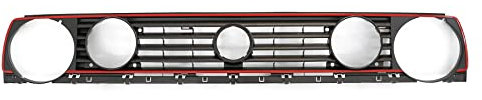 Volkswagen 191853653KQN5 Kühlergrill Grill Frontgrill GTI 16V Edition G60, nur für Fahrzeuge mit Doppelscheinwerfer