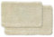 WohnDirect Premium Premium Badematten Set 2tlg. • Badvorleger Duschmatte • rutschfest & Waschbar • Badteppich, Badezimmerteppich Set Creme • 2er Set (50x80cm + 60x100cm)