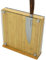 Woodquail Bamboo Glass Magnetic Knife Block (Large)