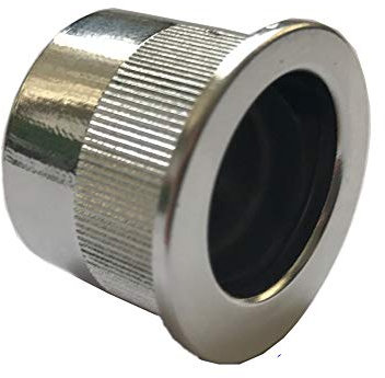 Fasteners-Store Small Finger Pull Sliding Handles Reccessed Flush Fitting Pocket Insert Sliding Doors (Polished Chome)