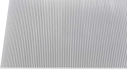 Stegplatten, Hohlkammerplatten, Doppelstegplatten, Gewächshausplatten, 6 mm stark, klar, 1500 mm x 700 mm,