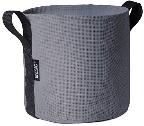 Bacsac Pflanzentasche Pflanzensack Pot 10 L grau